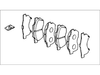 Honda 45022-SB2-535 Pad Set, Disk Brake