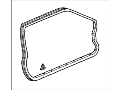 Honda 72310-SH2-A21 Weatherstrip, R. Door (Tokai)