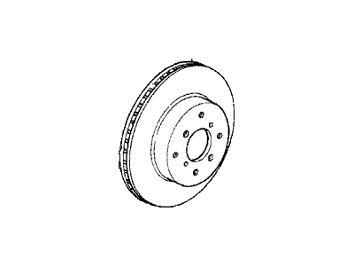 Honda 45251-S0A-000 Disk, Front Brake (15