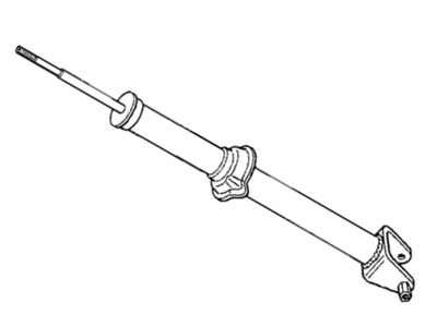 Honda 52612-SS0-904 Shock Absorber Unit, Left Rear