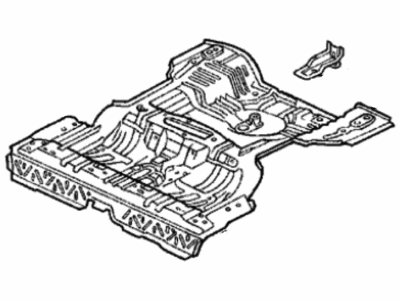 Honda 04655-SS0-A02ZZ Panel Set, RR. Floor