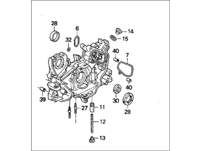 Honda 15100-P5M-305 Set Pump Assembly, Oil