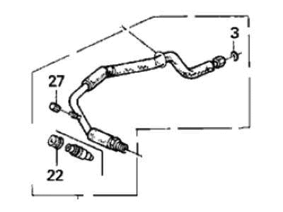 Honda 80321-SS0-A01 Pipe, Suction