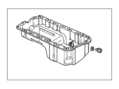 Honda 11200-PT0-010 Pan, Oil