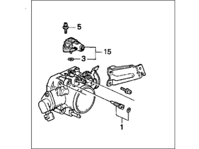 Honda 16400-P12-L51 Body Assembly, Throttle (Gf87A)