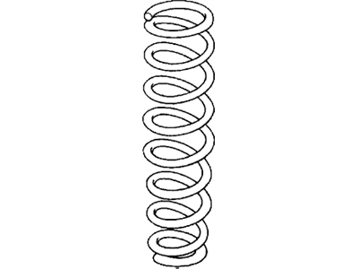 Honda 52441-SS0-903 Spring, Rear (Mitsubishi)