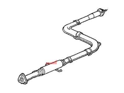 Honda 18220-SS0-C31 Pipe B, Exhuast