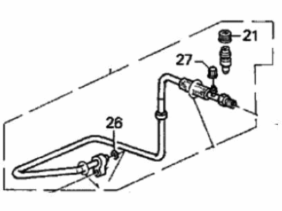 Honda 80325-SS0-H01 Pipe, Discharge (Showa)