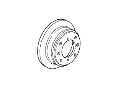 Acura 42510-SS0-000 Disk, Rear Brake