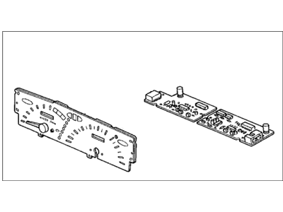 Honda 78125-SS0-A21 Panel, Tachometer Assembly & Print