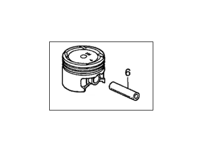 Honda 13010-P2E-000 Piston Set (Std)