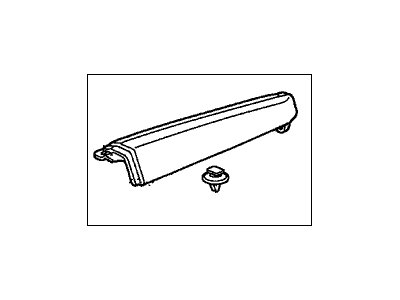 Honda 75235-SCV-A11ZA Garnish Assy., R. RR. Roof *B92P* (NIGHTHAWK BLACK PEARL)