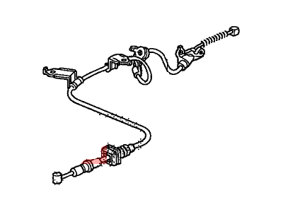 Honda 47510-SCV-A91 Wire B, Passenger Side Parking Brake