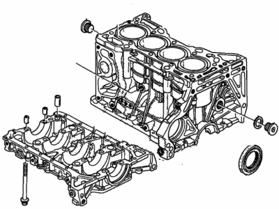 Honda 11000-RAA-811 Block Assy., Cylinder (DOT)