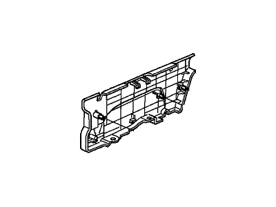 Honda 81971-SHJ-A21ZA Cover, R. Center Seat Riser (Outer) *G64L* (OLIVE)