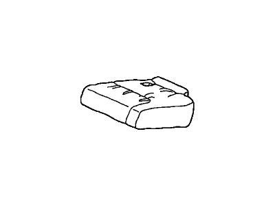 Honda 82531-SHJ-A22ZA Cover, Left Rear Seat Cushion Trim (Olive)