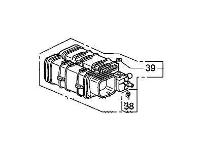 Acura 17011-SHJ-A01 Canister Assembly