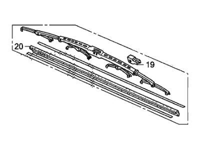 Acura 76620-SHJ-A01 Windshield Wiper Blade (650MM)
