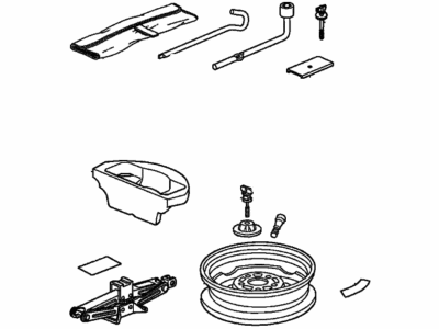 Honda 06421-TR5-A00 Spare Tire Kit