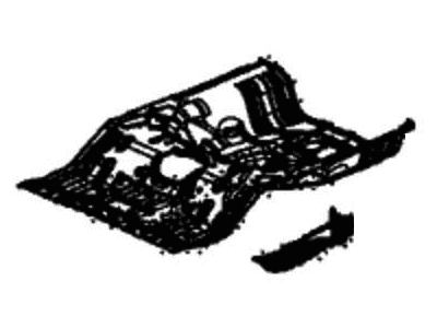 Honda 04655-TR5-A31ZZ Panel Set, RR. Floor