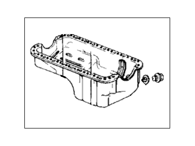 Honda 11200-PK1-305 Pan, Oil