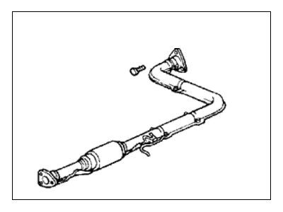 Honda 18220-SF9-X05 Pipe B, Exhuast