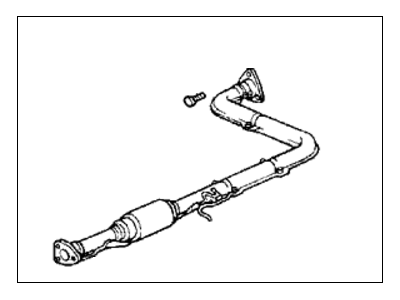 Honda 18220-SF9-A01 Pipe B, Exhuast