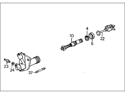 Honda 46920-SF1-A06 Master Cylinder Assembly, Clutch