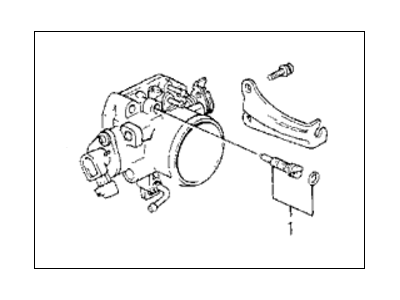 Honda 16400-PK2-X10 Body Assembly, Throttle