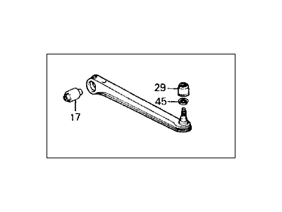 Honda 52365-SF1-A03 Arm B, Left Rear (Lower)
