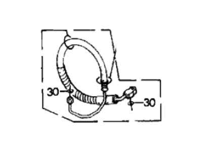 Honda 80315-SF1-A12 Hose, Discharge (Parker)