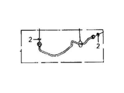 Honda 80335-SF1-A12 Pipe, Condenser (Fayette)