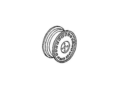 Honda 42700-SF1-982 Disk, Passenger Side Aluminum Wheel (5.5-J X14)