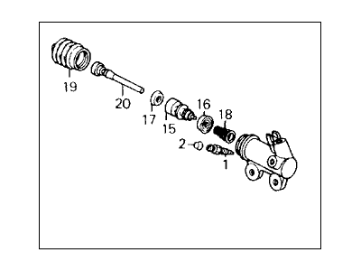 Honda 46930-SF1-003 Cylinder Assembly, Slave