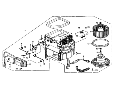 Honda 79300-SF1-S02 Blower Assembly