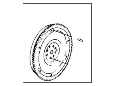 Honda 22100-PK1-A11 Flywheel