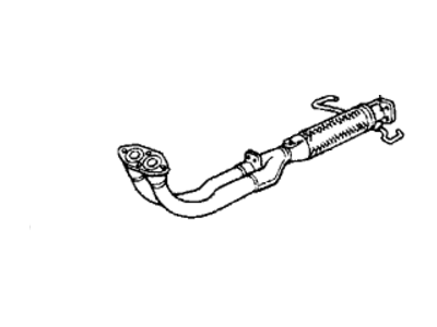Honda 18210-SF9-A02 Pipe A, Exhuast