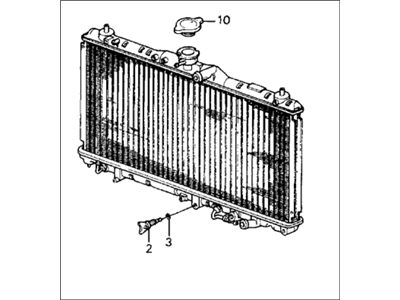 Honda 19010-PK3-A54 Radiator (Toyo)