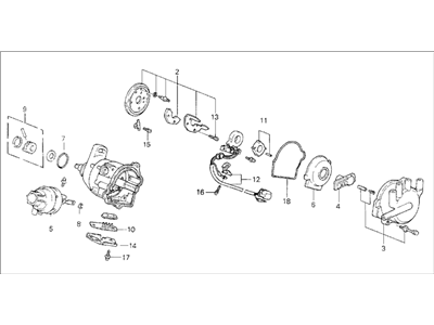 Honda 30105-PK1-902 Distributor Assembly