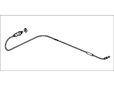 Honda 74411-SF1-A01 Cable, Fuel Lid Opener