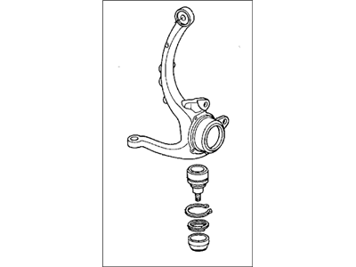 Honda 52210-SF1-010 Knuckle, Right Rear