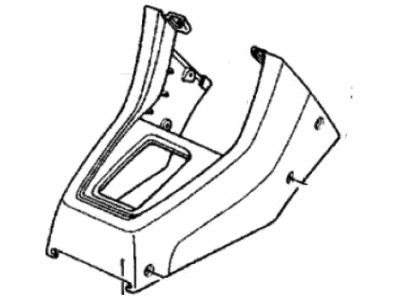 Honda 77291-SF1-010ZB Console, FR. *B49L* (FAIR BLUE)