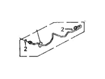 Honda 80341-SF1-A11 Pipe A, Receiver (Fayette)