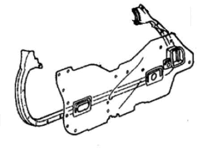 Honda 72361-SF1-A10 Seal, L. Door Hole
