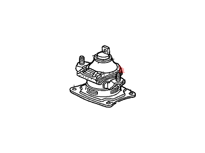 Acura 50810-SDA-E11 Rubber, Rear Engine Mounting (Mt)