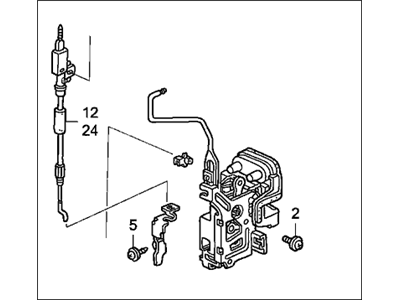 Honda 72152-SDN-A01 Lock Assy., L. FR. Door