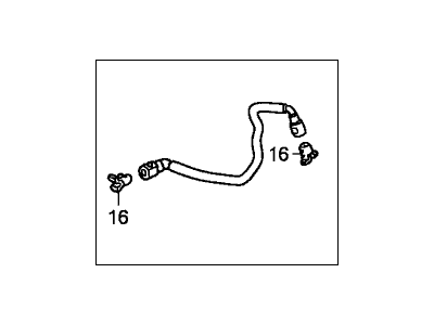 Acura 16720-RCA-A01 Hose, Fuel Feed