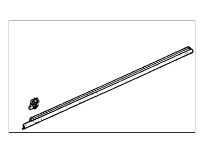 Honda 72450-SR3-003 Molding Assy., L. Door