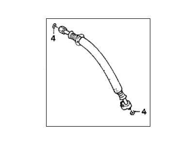 Honda 80311-SR1-A12 Hose, Suction (Parker)