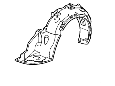 Honda 74151-SR3-000 Fender, Left Front (Inner)